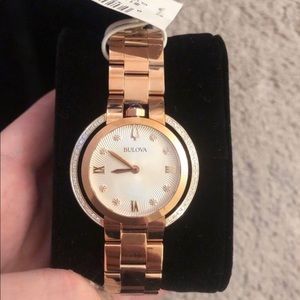 Ladies Bulova Diamond Watch (Brand New)